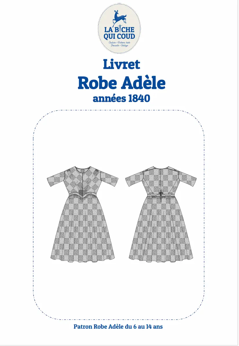 Patron robe Adèle 1840 fille - Image 4