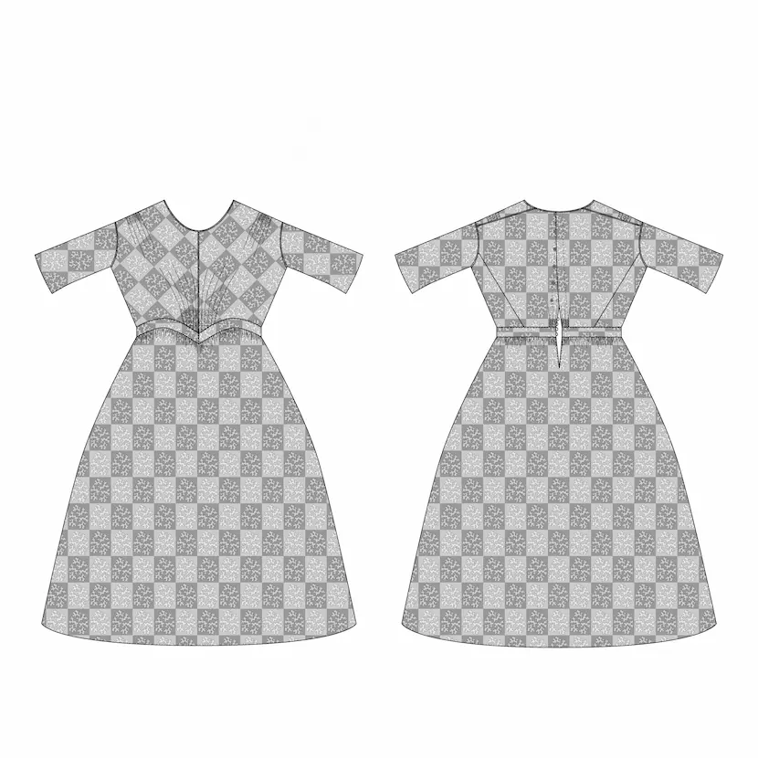 Patron robe Adèle 1840 fille - Image 2