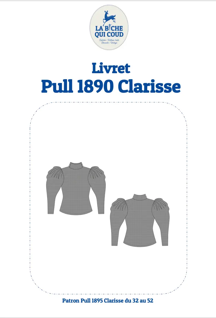 Patron pull Clarisse 1890 - Image 3